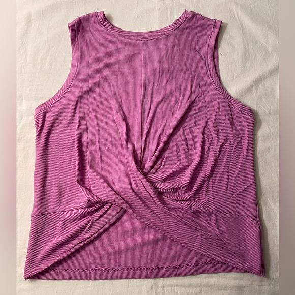 All In Motion Crop Tank Top in Purple - Picture 5 of 9